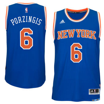 Kristaps Porziņģis, New York Knicks [Bleu] - Cliquez sur l'image pour la fermer
